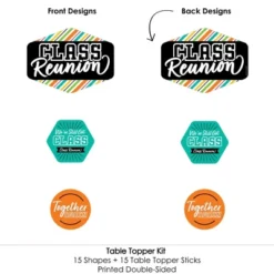 Big Dot Of Happiness Still Got Class - High School Reunion Party Centerpiece Sticks - Table Toppers - Set Of 15 -Aurora Party Sales GUEST 4e80f5b7 aa65 4f60 9575 ea420ba052b2