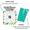 Big Dot Of Happiness Still Got Class - Find The Guest Bingo Cards And Markers - High School Reunion Party Shaped Bingo Game - Set Of 18