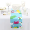 Big Dot Of Happiness Make A Splash - Pool Party - Petite Summer Swimming Party Or Birthday Party Paper Table Runner - 12 X 60 Inches