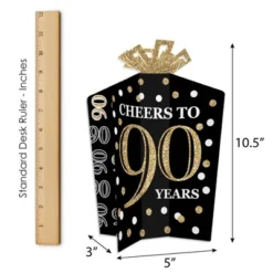 Big Dot Of Happiness Adult 90th Birthday - Gold - Birthday Party Decor And Confetti - Terrific Table Centerpiece Kit - Set Of 30 10 Big Dot Of Happiness Adult 90th Birthday - Gold - Birthday Party Decor And Confetti - Terrific Table Centerpiece Kit - Set Of 30 -Aurora Party Sales GUEST 4f496295 966e 4cbc 9875 824e8211f364