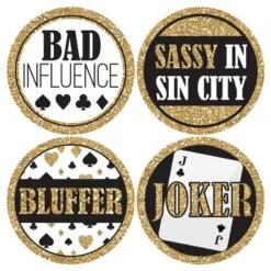 Big Dot Of Happiness Vegas Before Vows - Las Vegas Bridal Shower Or Bachelorette Party Funny Name Tags - Party Badges Sticker Set Of 12 -Aurora Party Sales GUEST 4f6477a0 05f8 4741 81a5 ab02475fd2ef