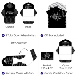 Big Dot Of Happiness Graduation Cheers - High School Or College Grad Cards Gift Box Kit - Open When Letters - Set Of 8 -Aurora Party Sales GUEST 4f8bdd00 d825 4b0e 8554 d0916d839eea
