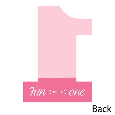 Big Dot Of Happiness 1st Birthday Girl - Fun To Be One - Shaped Thank You Cards - First Birthday Party Thank You Note Cards With Envelopes - Set Of 12 3 Big Dot Of Happiness 1st Birthday Girl - Fun To Be One - Shaped Thank You Cards - First Birthday Party Thank You Note Cards With Envelopes - Set Of 12 - Image 3