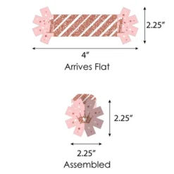 Big Dot Of Happiness 1st Birthday Little Miss Onederful - Girl First Birthday Party Paper Napkin Holder - Napkin Rings - Set Of 24 -Aurora Party Sales GUEST 51584acc a5cd 44ac b5bf 275a9d0e4bb5