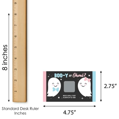 Big Dot Of Happiness Boy Boo-y Or Ghoul - Baby Boy Halloween Gender Reveal Party Scratch Off Cards - Baby Shower Game - 22 Count 4 Big Dot Of Happiness Boy Boo-y Or Ghoul - Baby Boy Halloween Gender Reveal Party Scratch Off Cards - Baby Shower Game - 22 Count - Image 4