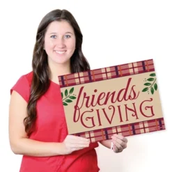 Big Dot Of Happiness Friends Thanksgiving Feast - Party Table Decorations - Friendsgiving Party Placemats - Set Of 16 -Aurora Party Sales GUEST 52223686 b913 4a29 b849 4577c4776cb9