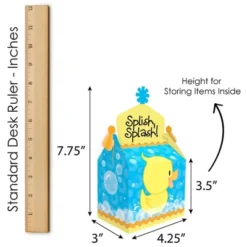 Big Dot Of Happiness Ducky Duck - Treat Box Party Favors - Baby Shower Or Birthday Party Goodie Gable Boxes - Set Of 12 -Aurora Party Sales GUEST 5358f9c3 5174 4054 b357 9a3607a89026