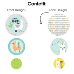 Big Dot Of Happiness Whole Llama Fun - Llama Fiesta Baby Shower Or Birthday Party Decor And Confetti - Terrific Table Centerpiece Kit - Set Of 30 -Aurora Party Sales GUEST 535b9b7f 5118 4c3b 9ce5 957396972be0