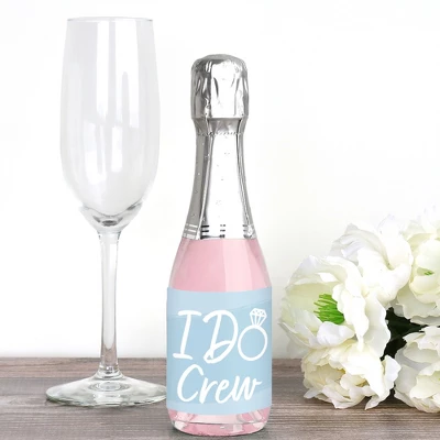 Big Dot Of Happiness Dusty Blue Elegantly Simple - Mini Wine & Champagne Bottle Label Stickers - Wedding Or Bridal Shower Guest Party Favor Gift 16 Ct 1 Big Dot Of Happiness Dusty Blue Elegantly Simple - Mini Wine & Champagne Bottle Label Stickers - Wedding Or Bridal Shower Guest Party Favor Gift 16 Ct