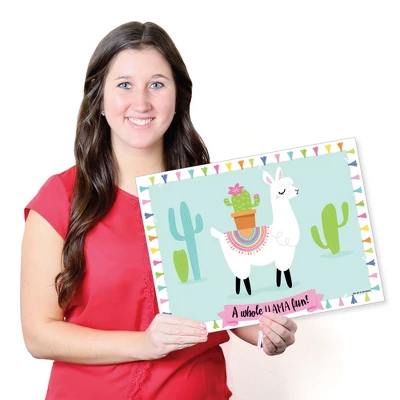 Big Dot Of Happiness Whole Llama Fun - Paper Llama Fiesta Birthday Party Coloring Sheets - Activity Placemats - Set Of 16 5 Big Dot Of Happiness Whole Llama Fun - Paper Llama Fiesta Birthday Party Coloring Sheets - Activity Placemats - Set Of 16 - Image 5