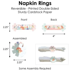 Big Dot Of Happiness Let’s Be Fairies - Fairy Garden Birthday Party Paper Charger And Table Decorations - Chargerific Kit - Place Setting For 8 -Aurora Party Sales GUEST 54d30d17 b26b 44de a0d7 af924255ad2d