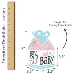 Big Dot Of Happiness Baby Gender Reveal - Square Favor Gift Boxes - Team Boy Or Girl Party Bow Boxes - Set Of 12 10 Big Dot Of Happiness Baby Gender Reveal - Square Favor Gift Boxes - Team Boy Or Girl Party Bow Boxes - Set Of 12 -Aurora Party Sales GUEST 55d21f8e 5ef0 44ab bf5c e54c808a824a