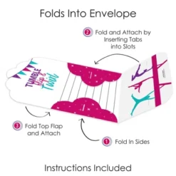 Big Dot Of Happiness Tumble, Flip & Twirl - Gymnastics - Fill-In Cards - Birthday Party Or Gymnast Party Fold And Send Invitations - Set Of 8 -Aurora Party Sales GUEST 55dbcc1d 4dc3 4020 ac52 5093b734fe13