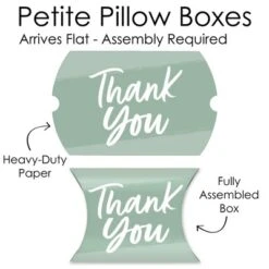 Big Dot Of Happiness Sage Green Elegantly Simple - Favor Gift Boxes - Guest Party Favors Petite Pillow Boxes - Set Of 20 -Aurora Party Sales GUEST 569bf782 b82a 4e55 86f4 1eb29bb6a3d9