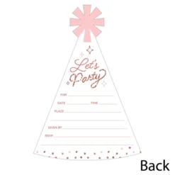 Big Dot Of Happiness Pink Rose Gold Birthday - Shaped Fill-In Invitations - Happy Birthday Party Invitation Cards With Envelopes - Set Of 12 7 Big Dot Of Happiness Pink Rose Gold Birthday - Shaped Fill-In Invitations - Happy Birthday Party Invitation Cards With Envelopes - Set Of 12 -Aurora Party Sales GUEST 57a373be 5a4f 4b4b bcf7 5802b79be764