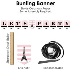 Big Dot Of Happiness Paris, Ooh La La - Paris Themed Baby Shower Or Birthday Party Supplies Decoration Kit - Decor Galore Party Pack - 51 Pieces 9 Big Dot Of Happiness Paris, Ooh La La - Paris Themed Baby Shower Or Birthday Party Supplies Decoration Kit - Decor Galore Party Pack - 51 Pieces -Aurora Party Sales GUEST 58468a39 bad7 4148 b3cd 09e13125d153