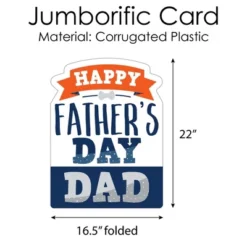 Big Dot Of Happiness Happy Father's Day - We Love Dad Giant Greeting Card - Big Shaped Jumborific Card -Aurora Party Sales GUEST 59c89165 85b2 406b 8d53 27a139903b3a