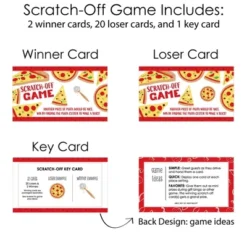 Big Dot Of Happiness Pizza Party Time - Baby Shower Or Birthday Party Game Scratch Off Cards - 22 Count 6 Big Dot Of Happiness Pizza Party Time - Baby Shower Or Birthday Party Game Scratch Off Cards - 22 Count -Aurora Party Sales GUEST 5a111164 9cee 4440 8dbc 6aa23ad1c0a6