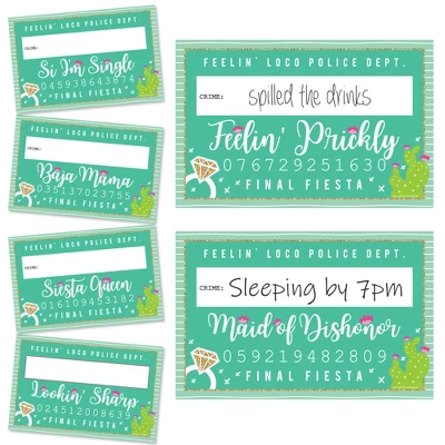 Big Dot Of Happiness Final Fiesta - Last Fiesta Bachelorette Party Mug Shots - Photo Booth Props Kit - 20 Count 5 Big Dot Of Happiness Final Fiesta - Last Fiesta Bachelorette Party Mug Shots - Photo Booth Props Kit - 20 Count - Image 5