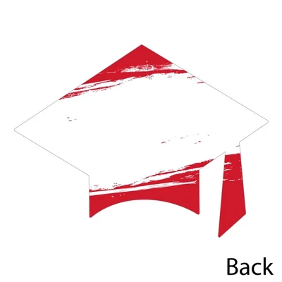 Big Dot Of Happiness Red Grad - Best Is Yet To Come - Shaped Thank You Cards - Red Graduation Party Thank You Note Cards With Envelopes - Set Of 12 3 Big Dot Of Happiness Red Grad - Best Is Yet To Come - Shaped Thank You Cards - Red Graduation Party Thank You Note Cards With Envelopes - Set Of 12 - Image 3