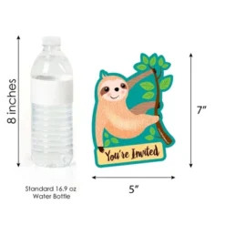 Big Dot Of Happiness Let's Hang - Sloth - Shaped Fill-in Invitations - Baby Shower Or Birthday Party Invitation Cards With Envelopes - Set Of 12 -Aurora Party Sales GUEST 5aebc180 4368 4d1d 9d28 1019dccac0e6