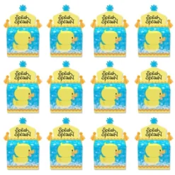 Big Dot Of Happiness Ducky Duck - Treat Box Party Favors - Baby Shower Or Birthday Party Goodie Gable Boxes - Set Of 12 -Aurora Party Sales GUEST 5b30a7fb 4fd9 4146 b7b2 392234cc28a8