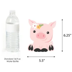 Big Dot Of Happiness Girl Farm Animals - Decorations DIY Pink Barnyard Baby Shower Or Birthday Party Essentials - Set Of 20 -Aurora Party Sales GUEST 5b549387 8eb4 4bff 80c1 1da4f3175734