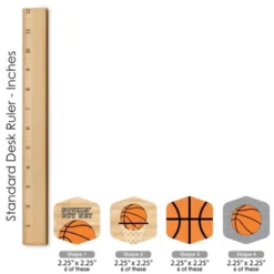 Big Dot Of Happiness Nothin’ But Net - Basketball - Baby Shower Or Birthday Party Scavenger Hunt - 1 Stand And 48 Game Pieces - Hide And Find Game -Aurora Party Sales GUEST 5be31b85 7435 43ce 8490 d7d3afbbd2d4