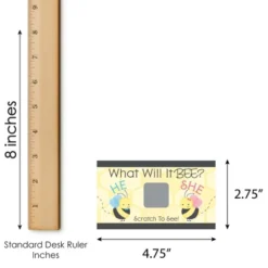 Big Dot Of Happiness Boy Bee Gender Reveal - What Will It Bee Gender Reveal Scratch Off Cards - Baby Shower Game - 22 Count 7 Big Dot Of Happiness Boy Bee Gender Reveal - What Will It Bee Gender Reveal Scratch Off Cards - Baby Shower Game - 22 Count -Aurora Party Sales GUEST 5c61f47c e1cb 43aa a4d1 795c0ee2da91