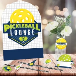 Big Dot Of Happiness Let’s Rally - Pickleball - DIY Birthday Or Retirement Party Concession Signs - Snack Bar Decorations Kit - 50 Pieces