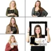 Big Dot Of Happiness Nash Bash - Nashville Bachelorette Party Selfie Photo Booth Picture Frame And Props - Printed On Sturdy Material