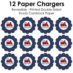 Big Dot Of Happiness Railroad Party Crossing - Steam Train Birthday Party Or Baby Shower Round Table Decorations - Paper Chargers Place Setting For 12 9 Big Dot Of Happiness Railroad Party Crossing - Steam Train Birthday Party Or Baby Shower Round Table Decorations - Paper Chargers Place Setting For 12 -Aurora Party Sales GUEST 5d2f740d 6717 461e afb3 79082fa39e2b