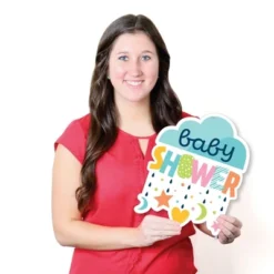 Big Dot Of Happiness Colorful Baby Shower - Hanging Porch Gender Neutral Party Outdoor Decorations - Front Door Decor - 1 Piece Sign -Aurora Party Sales GUEST 5e3d4aca 2eea 4d64 baed d176f848853b