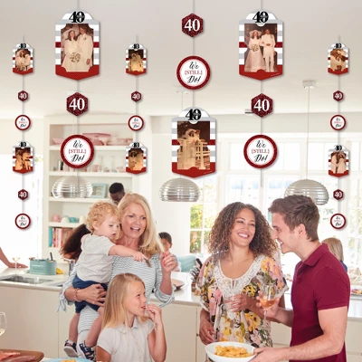 Big Dot Of Happiness We Still Do - 40th Wedding Anniversary - Anniversary Party Vertical Photo Garland 35 Pieces 4 Big Dot Of Happiness We Still Do - 40th Wedding Anniversary - Anniversary Party Vertical Photo Garland 35 Pieces - Image 4