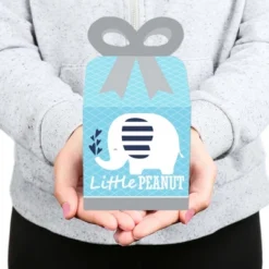 Big Dot Of Happiness Blue Elephant - Square Favor Gift Boxes - Boy Baby Shower Or Birthday Party Bow Boxes - Set Of 12 11 Big Dot Of Happiness Blue Elephant - Square Favor Gift Boxes - Boy Baby Shower Or Birthday Party Bow Boxes - Set Of 12 -Aurora Party Sales GUEST 603c7b70 aa84 4706 8b0f de925e627513