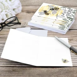 Big Dot Of Happiness Little Bumblebee - Bee Baby Shower Or Birthday Party Thank You Cards (8 Count) -Aurora Party Sales GUEST 6111fbe9 083d 49f5 adb0 5389907a3438