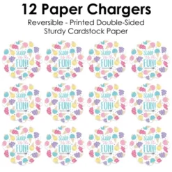 Big Dot Of Happiness Scoop Up The Fun - Ice Cream - Sprinkles Party Round Table Decorations - Paper Chargers - Place Setting For 12 -Aurora Party Sales GUEST 611eb804 f07a 4cdb b8ed 2bb66ef39224
