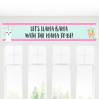 Big Dot Of Happiness Whole Llama Fun - Llama Fiesta Baby Shower Decorations Party Banner 3 Big Dot Of Happiness Whole Llama Fun - Llama Fiesta Baby Shower Decorations Party Banner - Image 3