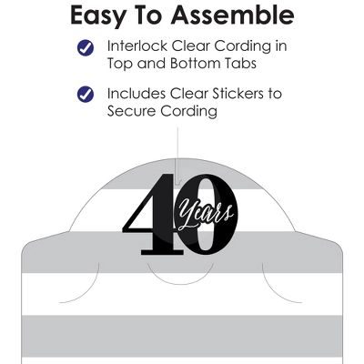 Big Dot Of Happiness We Still Do - 40th Wedding Anniversary - Anniversary Party Vertical Photo Garland 35 Pieces 3 Big Dot Of Happiness We Still Do - 40th Wedding Anniversary - Anniversary Party Vertical Photo Garland 35 Pieces - Image 3