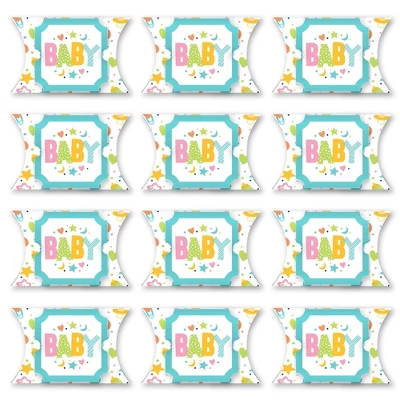 Big Dot Of Happiness Colorful Baby Shower - Favor Gift Boxes - Gender Neutral Party Large Pillow Boxes - Set Of 12 3 Big Dot Of Happiness Colorful Baby Shower - Favor Gift Boxes - Gender Neutral Party Large Pillow Boxes - Set Of 12 - Image 3