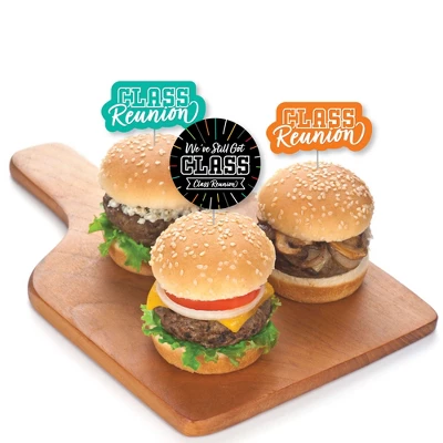 Big Dot Of Happiness Still Got Class - Dessert Cupcake Toppers - High School Reunion Party Clear Treat Picks - Set Of 24 2 Big Dot Of Happiness Still Got Class - Dessert Cupcake Toppers - High School Reunion Party Clear Treat Picks - Set Of 24 - Image 2