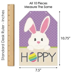 Big Dot Of Happiness Hippity Hoppity - Hanging Vertical Paper Door Banners - Easter Bunny Party Wall Decoration Kit - Indoor Door Decor -Aurora Party Sales GUEST 6338309f ac5d 41e1 b828 11e68c7dddc2