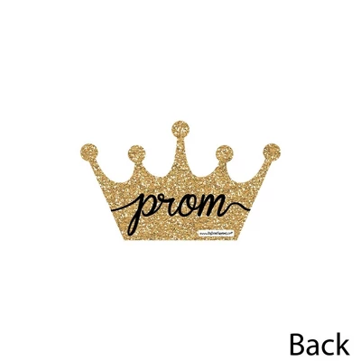 Big Dot Of Happiness Prom - Crown Decorations DIY Prom Night Party Essentials - Set Of 20 2 Big Dot Of Happiness Prom - Crown Decorations DIY Prom Night Party Essentials - Set Of 20 - Image 2