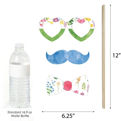 Big Dot Of Happiness Wildflowers Bride - Boho Floral Bridal Shower And Wedding Party Photo Booth Props Kit - 20 Count 2 Big Dot Of Happiness Wildflowers Bride - Boho Floral Bridal Shower And Wedding Party Photo Booth Props Kit - 20 Count - Image 2