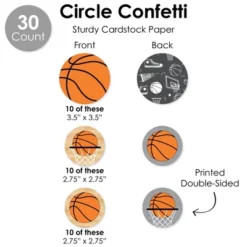 Big Dot Of Happiness Nothin’ But Net - Basketball - Baby Shower Or Birthday Party Supplies Decoration Kit - Decor Galore Party Pack - 51 Pieces -Aurora Party Sales GUEST 65364510 d544 4cca a647 cd7c615e2b04