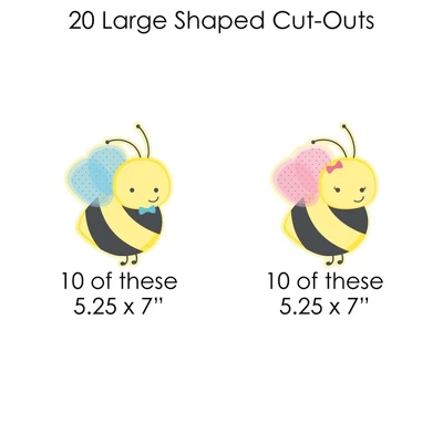 Big Dot Of Happiness What Will It Bee - Gender Reveal DIY Decorations - Clothespin Garland Banner - 44 Pieces 5 Big Dot Of Happiness What Will It Bee - Gender Reveal DIY Decorations - Clothespin Garland Banner - 44 Pieces - Image 5