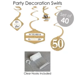 Big Dot Of Happiness We Still Do - 50th Wedding Anniversary - Anniversary Party Supplies - Banner Decoration Kit - Fundle Bundle -Aurora Party Sales GUEST 65ba6ec8 1def 43e4 982e cef98577137f