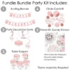 Big Dot Of Happiness Pink Rose Gold Birthday - Happy Birthday Party Supplies - Banner Decoration Kit - Fundle Bundle