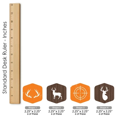 Big Dot Of Happiness Gone Hunting - Deer Hunting Camo Baby Shower Or Birthday Party Scavenger Hunt - 1 Stand And 48 Game Pieces - Hide And Find Game 6 Big Dot Of Happiness Gone Hunting - Deer Hunting Camo Baby Shower Or Birthday Party Scavenger Hunt - 1 Stand And 48 Game Pieces - Hide And Find Game - Image 6