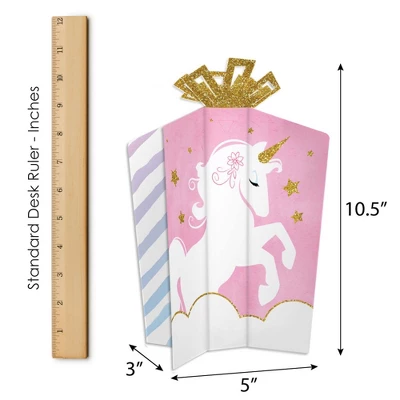 Big Dot Of Happiness Rainbow Unicorn - Magical Unicorn Baby Shower Or Birthday Party Decor And Confetti - Terrific Table Centerpiece Kit - Set Of 30 5 Big Dot Of Happiness Rainbow Unicorn - Magical Unicorn Baby Shower Or Birthday Party Decor And Confetti - Terrific Table Centerpiece Kit - Set Of 30 - Image 5